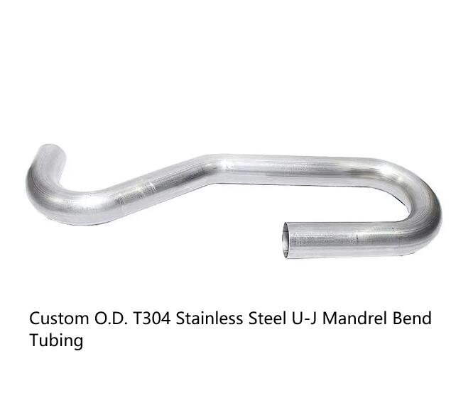 Custom O.D. T304 Stainless Steel U-J Mandrel Bend Tubing