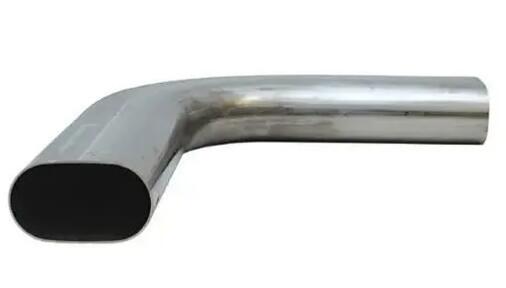 Custom Polished Oval Elliptical Handrail Tube Manufacturer, 304 Grade Horizontal Or Vertical Oval Bends