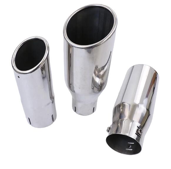 Wholesale Exhaust Tail Pipes, Car Truck Stainless Steel Tips 2.5" Inlet 5" Outlet