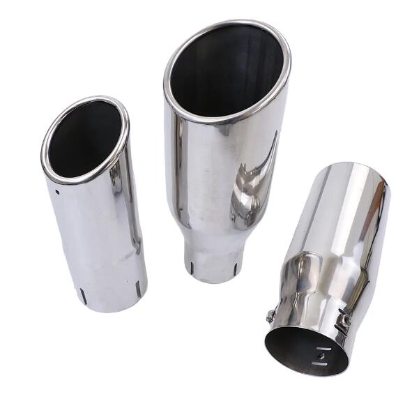 Wholesale Exhaust Tail Pipes, Car Truck Stainless Steel Tips 2.5" Inlet 4" Outlet