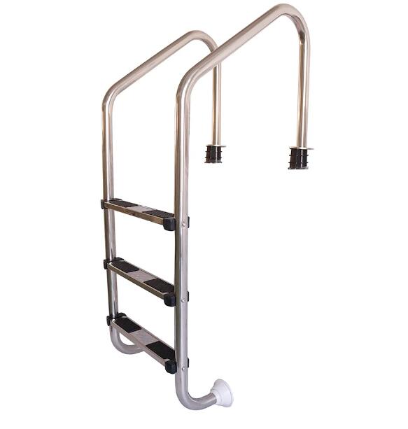 3 Step Handrail Stainless Steel Escutcheon Plates Split Pad Pool Ladder
