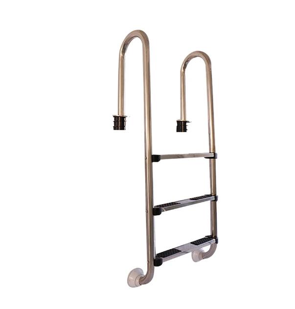 3 Steps Intex-48 Inch Ladder with Removable Steps, Above Ground Pool Ladder Stainless Steel