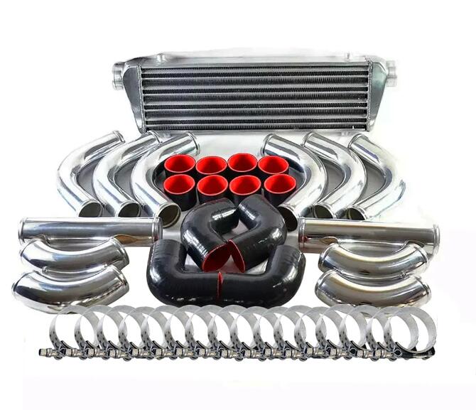 Universal 3" 4" 5" Aluminum Turbo Intercooler Piping Kit for Car Intake System