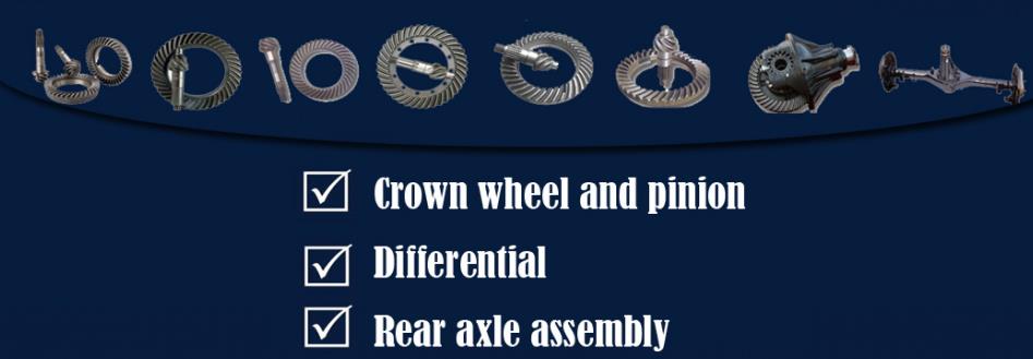 Crown wheel and pinion for NISSAN FRONT CK12 38110-90105(38110-90404)
