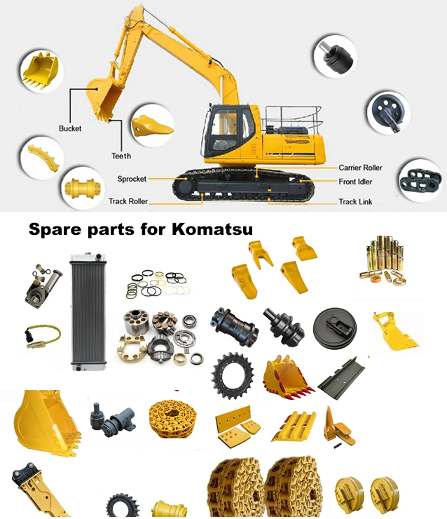 Spare parts for Komatsu