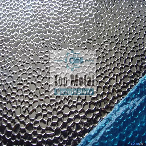 Embossed aluminum sheet plate