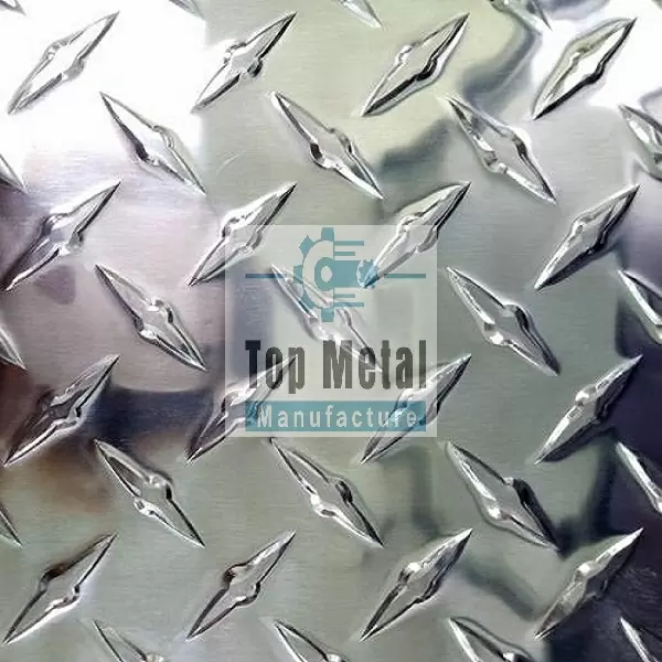 Rust Resistance 1060 1100 3003 3105 5052 Aluminum Chequered Plate Metal