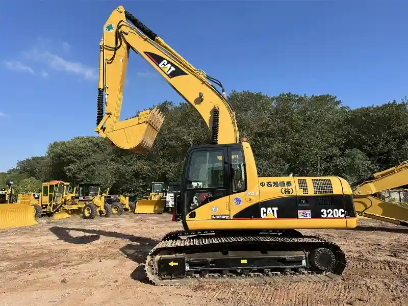 used Caterpillar 320C excavator