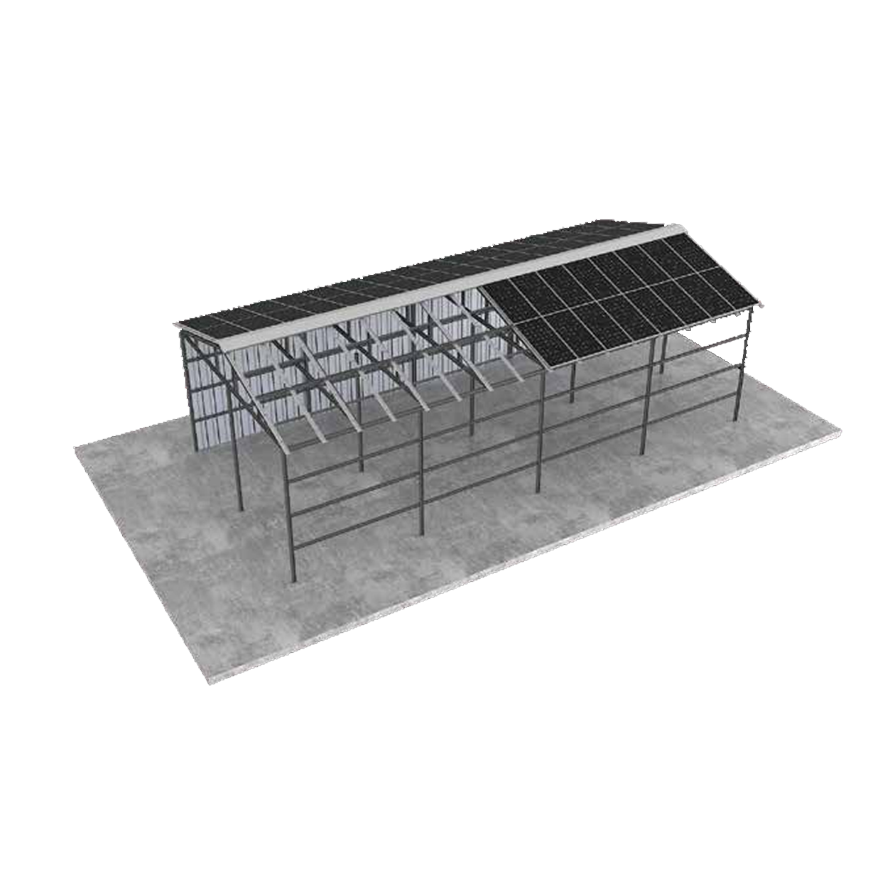 BIPV Roof Metal Structure