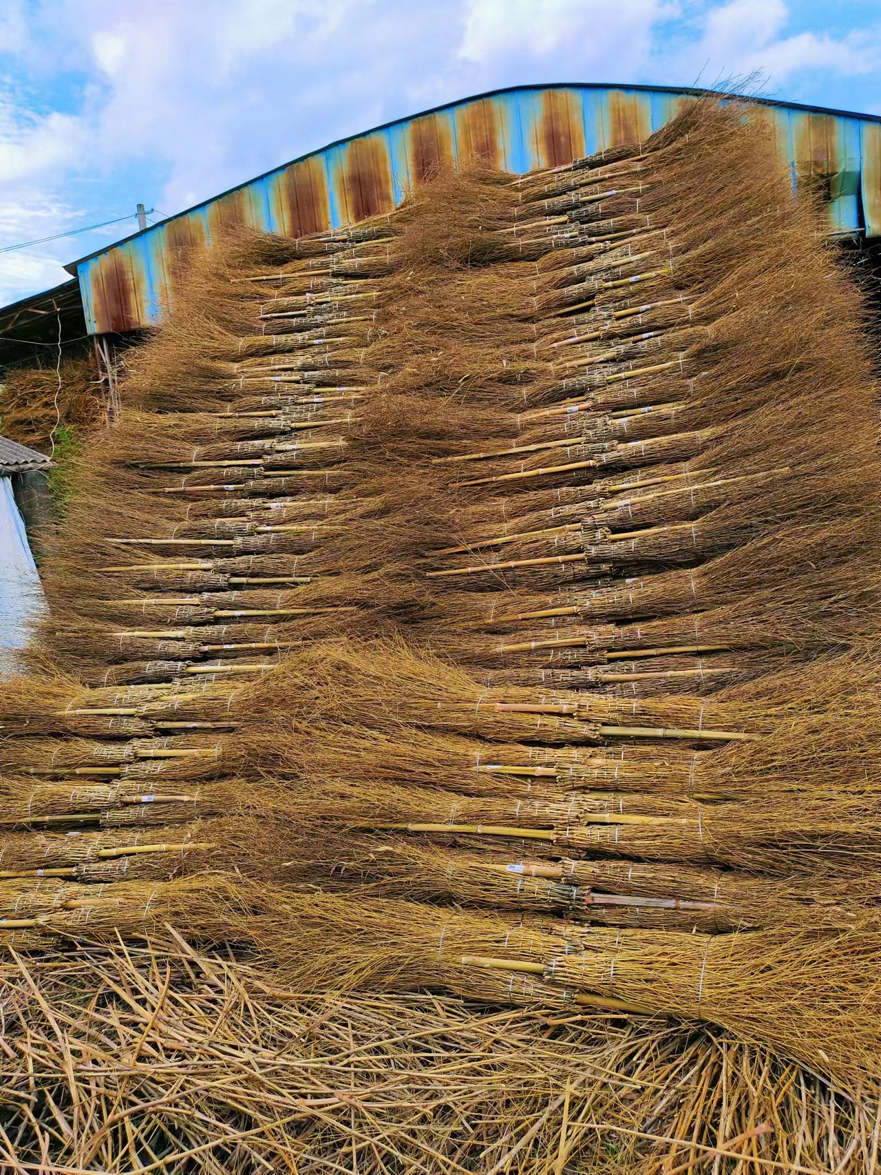 Bamboo broom