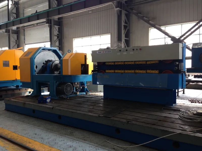 high-speed concentric interlock armoring machine for wire and cable manufacturing