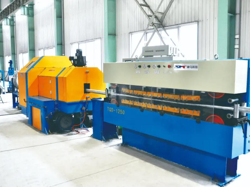 concentric interlocking armoring machine