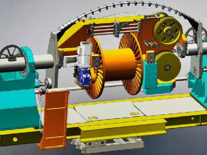 máquina de torção dupla