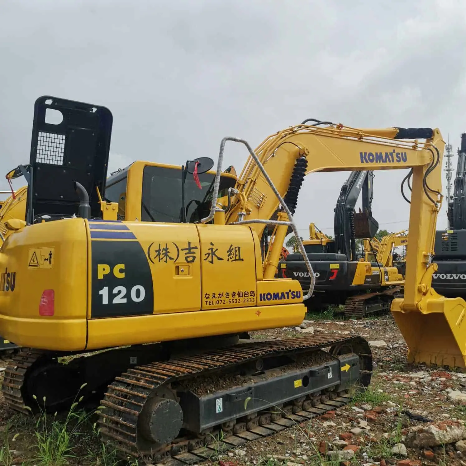 used Komatsu PC110 11ton excavators for sale