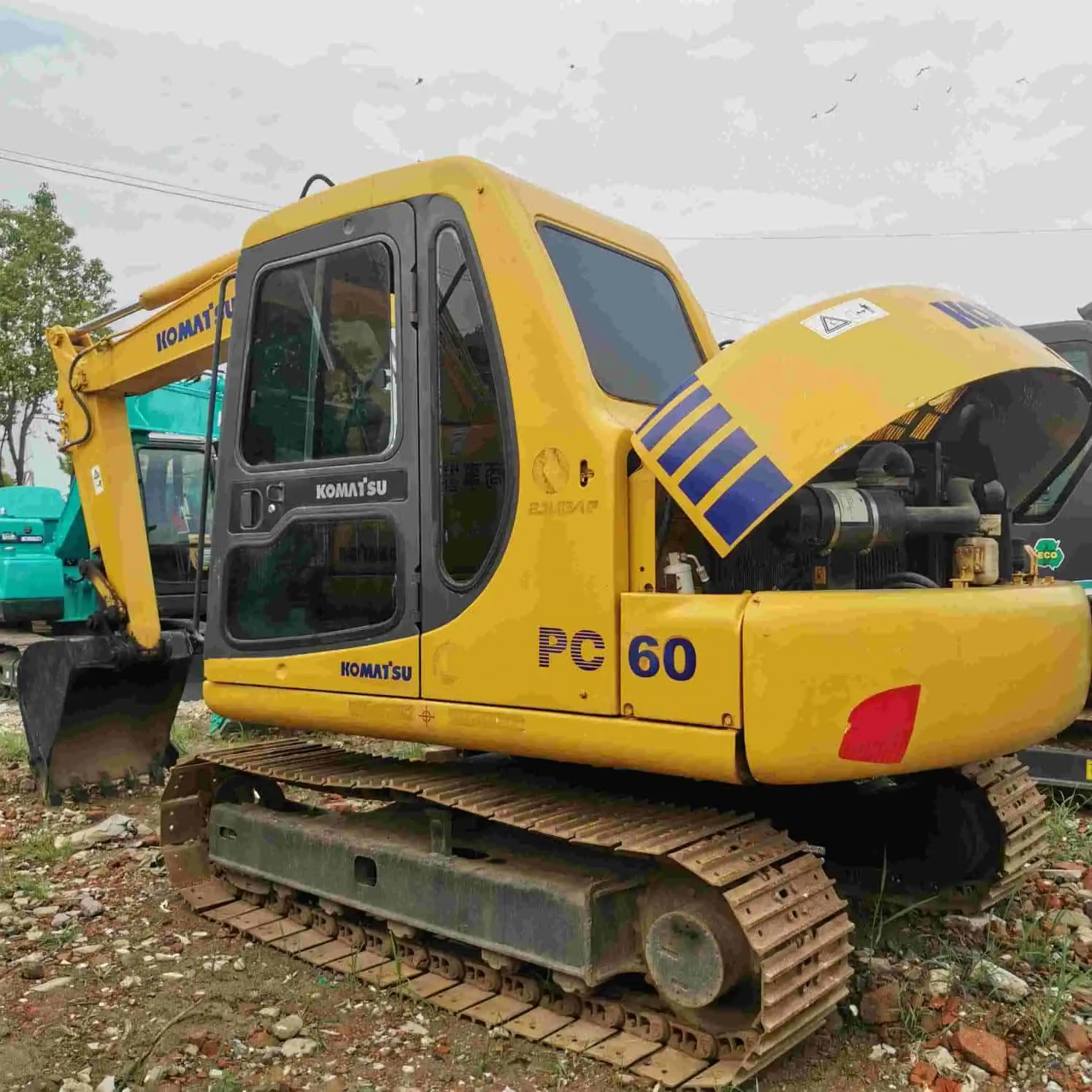 used Komatsu PC60 mini excavators for sale