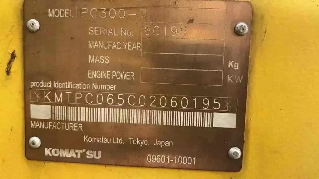 Komatsu pc300 Japan excavator used