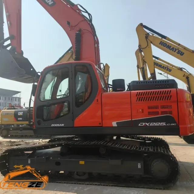 Used Doosan DX225 excavator