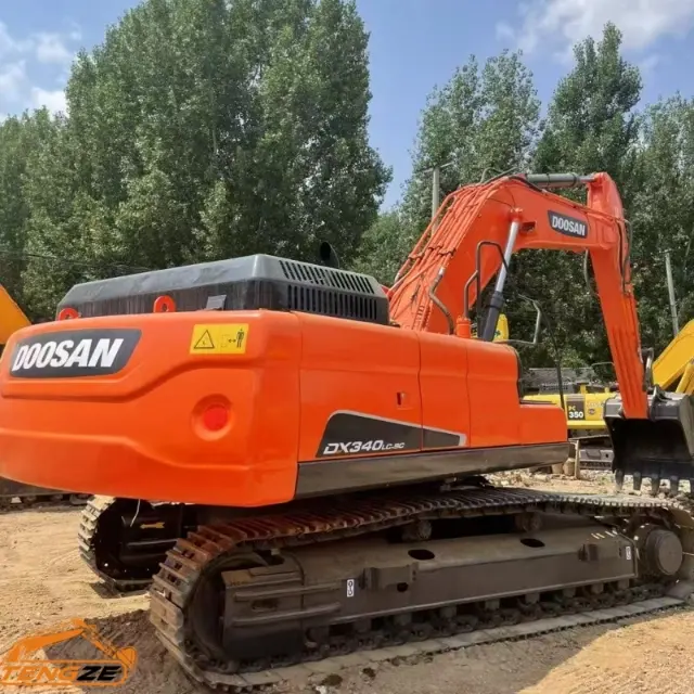 Used Doosan DX340 heavy excavator