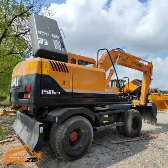 Used Hyundai 150w-7 Wheel Excavator
