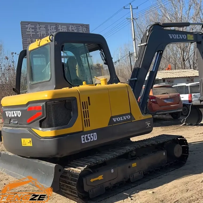 Used Volvo EC55D Excavator 4 Used Volvo EC55D Excavator