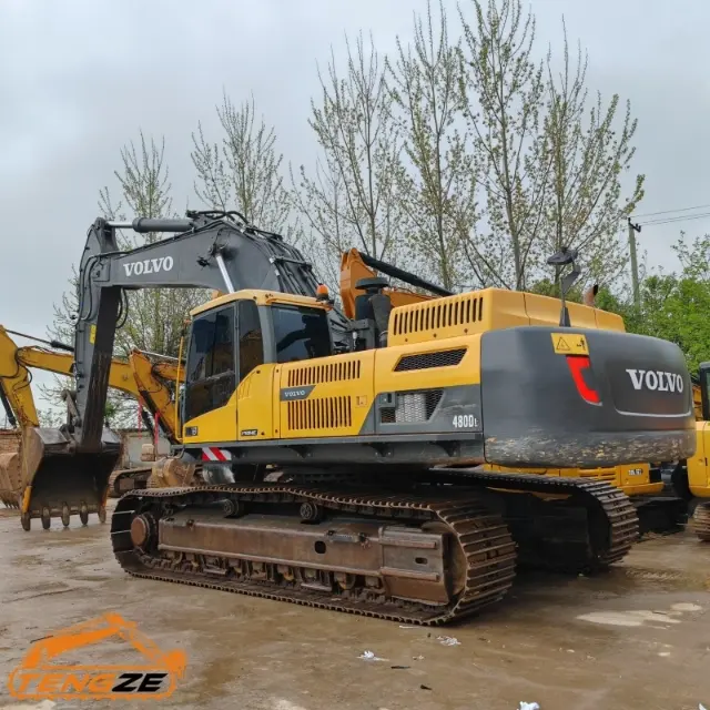 تستخدم حفارة فولفو الثقيلة EC480 2 Used Heavy Volvo EC480 Excavator