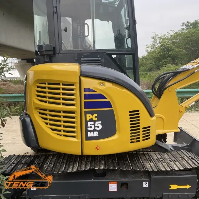 حفارة كوماتسو pc55mr مستعملة 2 Used Komatsu pc55mr Excavator