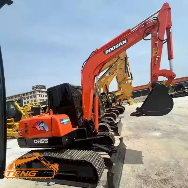 Used Doosan DH55 excavator 2 Used Doosan DH55 excavator