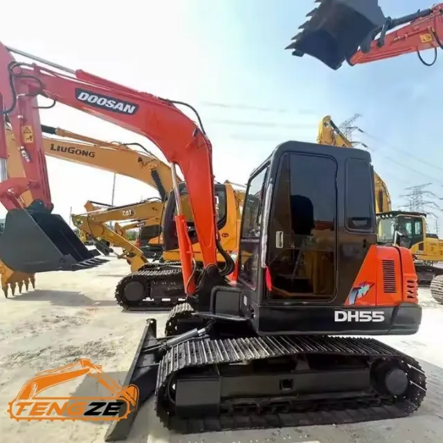Used Doosan DH55 excavator 1 Used Doosan DH55 excavator