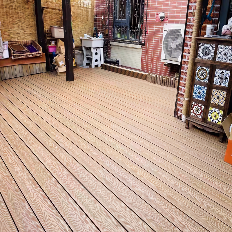 Ultimate Outdoor Flooring: PE Co-Extrusion WPC Decking