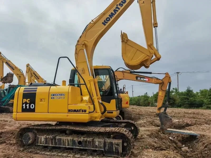 Efficient Heavy Construction Equipment used excavator pc110 for komatsu