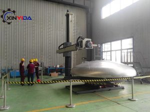 CNC Tank shell and dish head polishing machine surface polisher