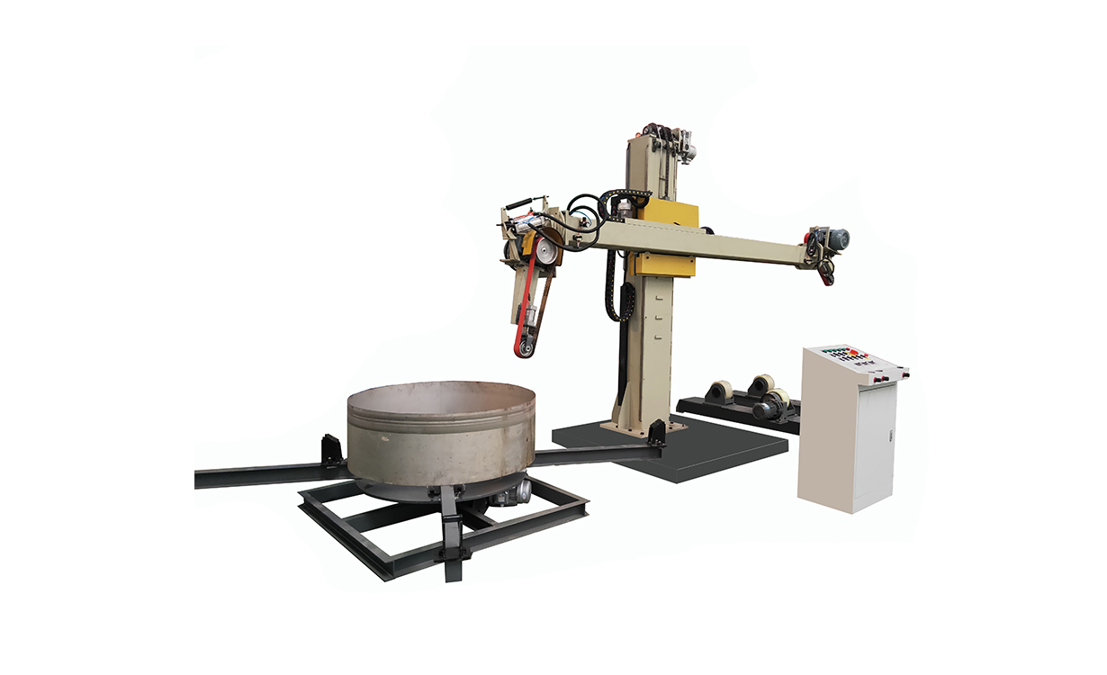 Automated tank polishing machine