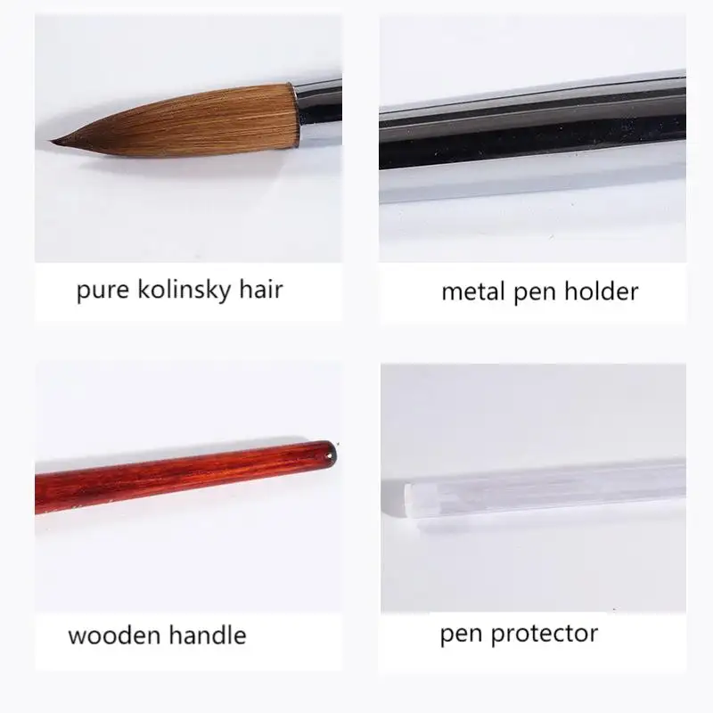 Professional kolinsky Nail art brushes Manufacturer