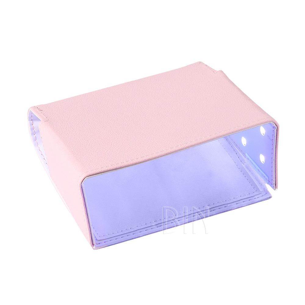 fabricante de lámpara de uñas USB rosa