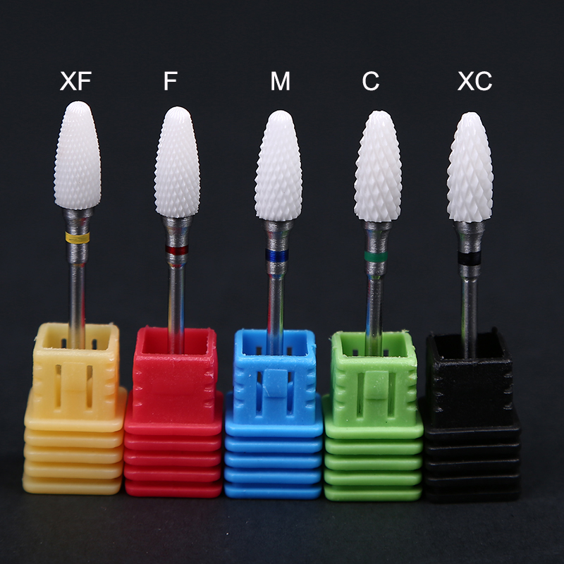 Ceramic Nail Drill Bits Manicure Pedicure  For Drill Machine