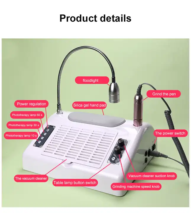 Nail Cleaner Vacuum Nail Dust Collector Manufacturer