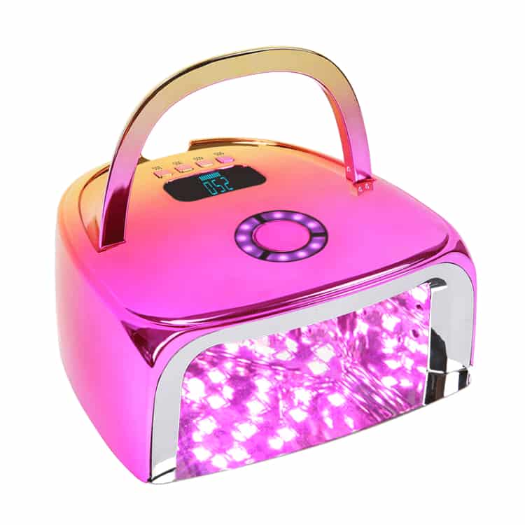 Fabricante de lâmpada de unha LED UV de cor gradiente sem fio de alta qualidade 96W