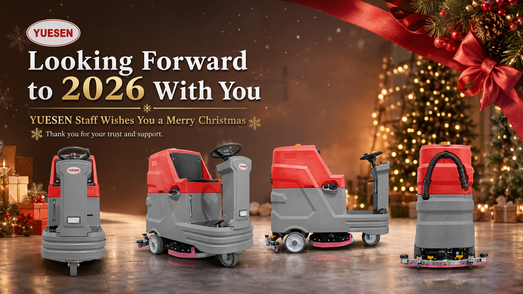 Looking Forward to 2026 with You: YUESEN Staff Wishes You a Merry Christmas