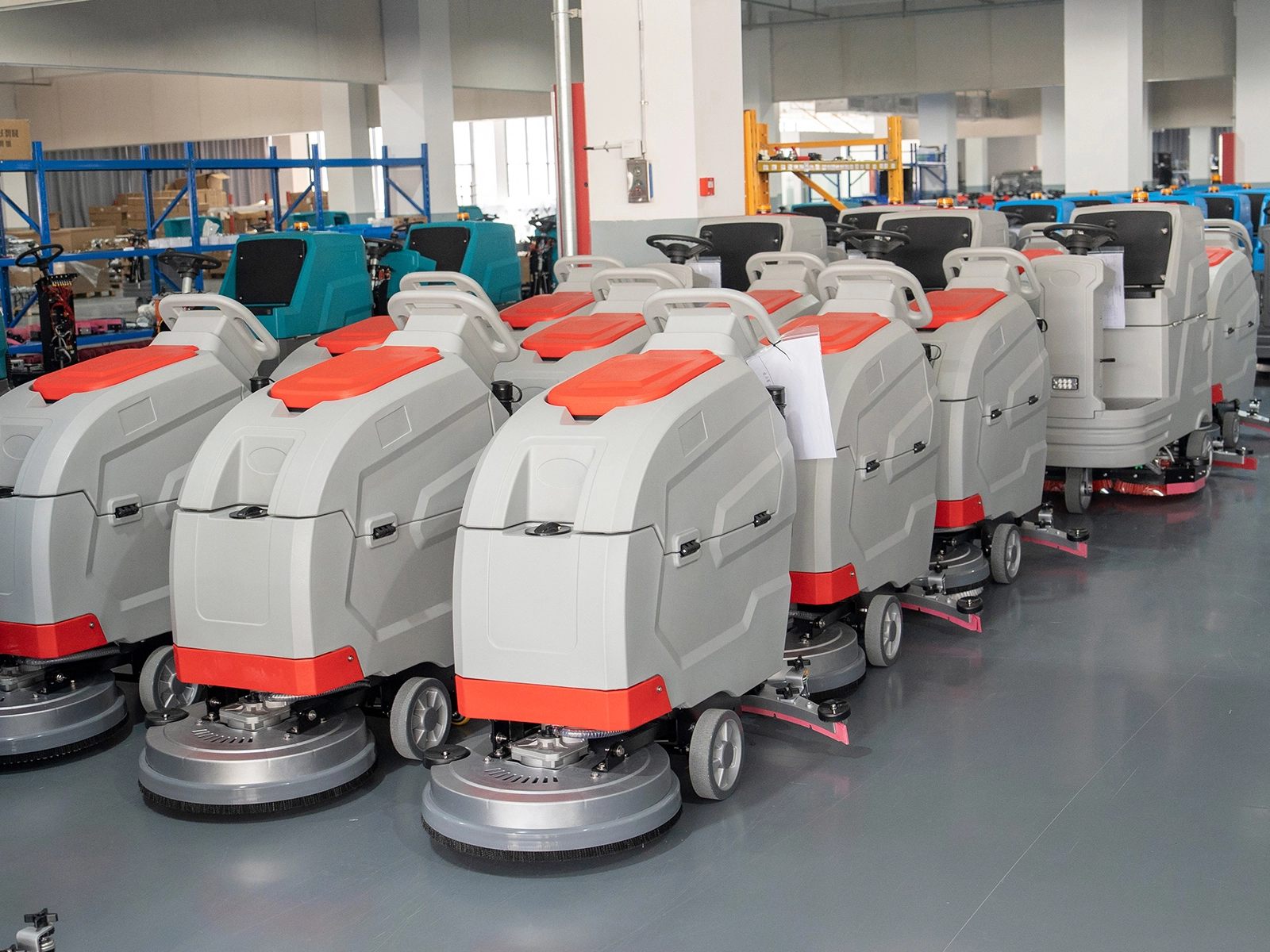 YUESEN Warehouse: Global Direct Supply of In-Stock Floor Scrubbers, Thousands of Units Ready for Shipment