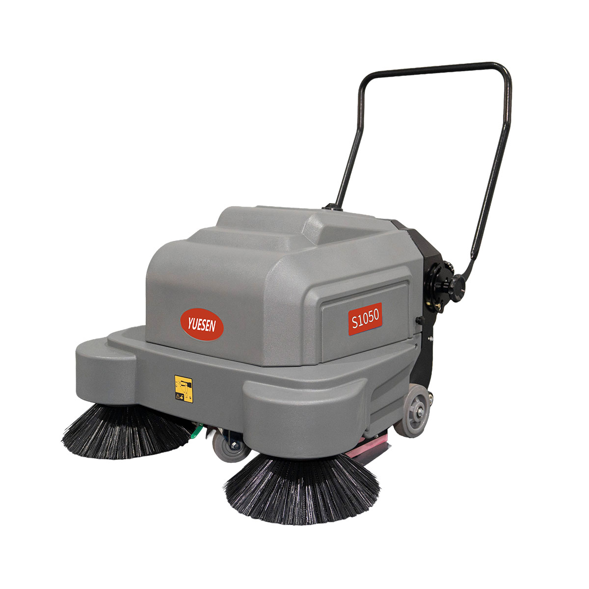 Walk-behind floor sweeper