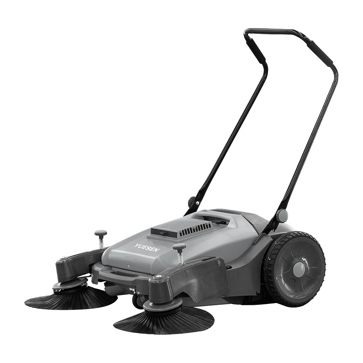 YUESEN Small Walk-behind Floor Sweeper with sunroof – Triple Brush – Cleaning path 920 mm – Up to 2,800 m²/hr
