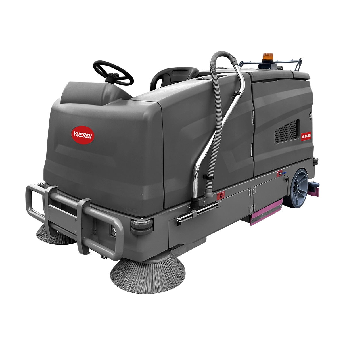YUESEN Large Industrial Electric Ride-on Sweeper-Scrubber Machine – Cleaning path 1,080 mm – Up to 13,050 m²/h