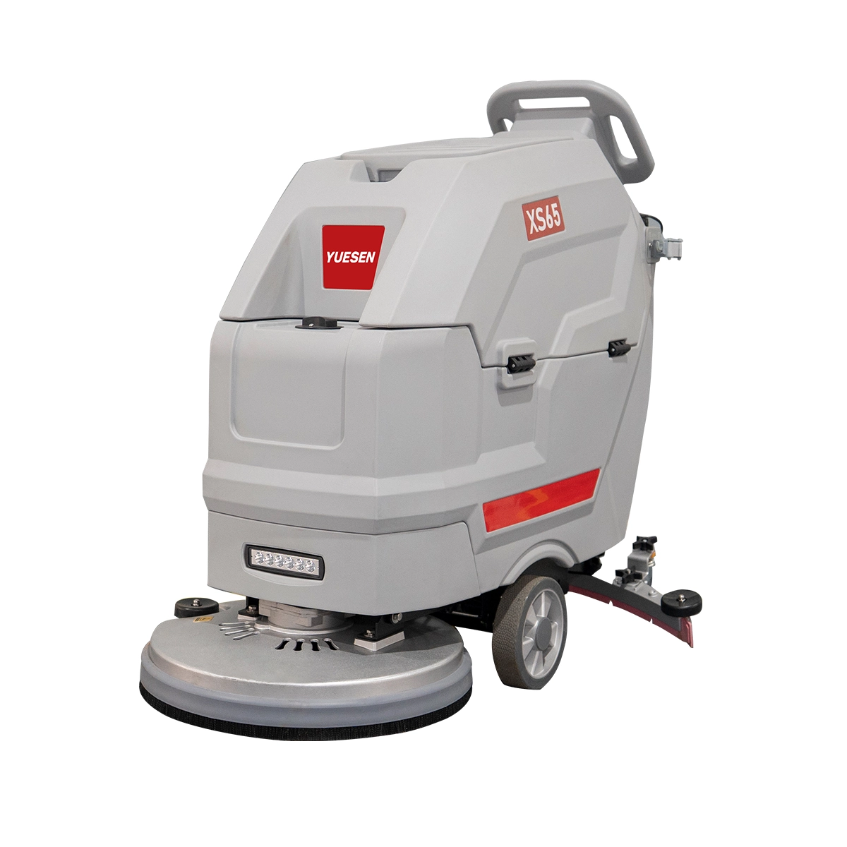 YUESEN 19″ Walk-behind Floor Scrubber Machine with Battery | YS-XS65 2,600 m²/hr