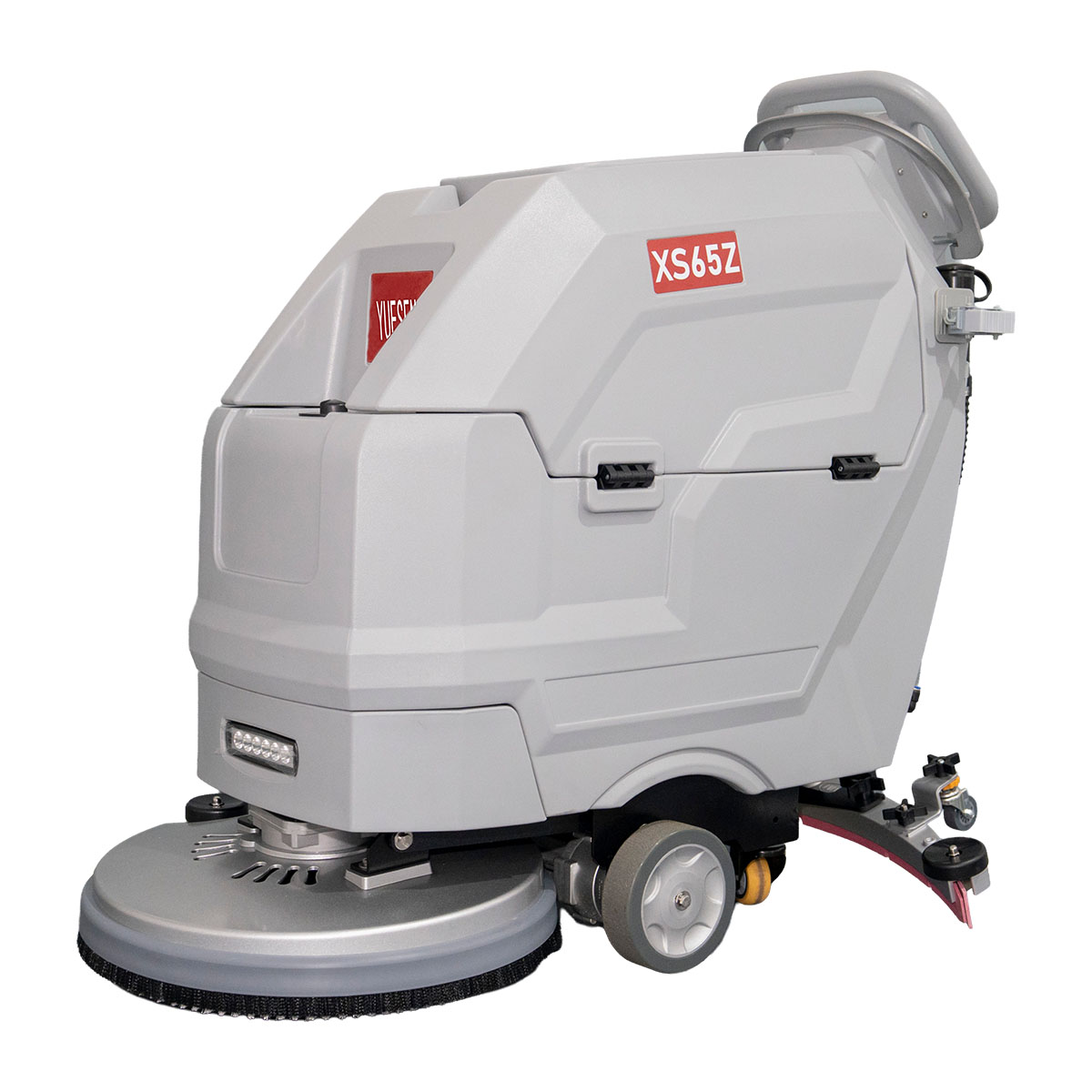 Walk-behind floor scrubber