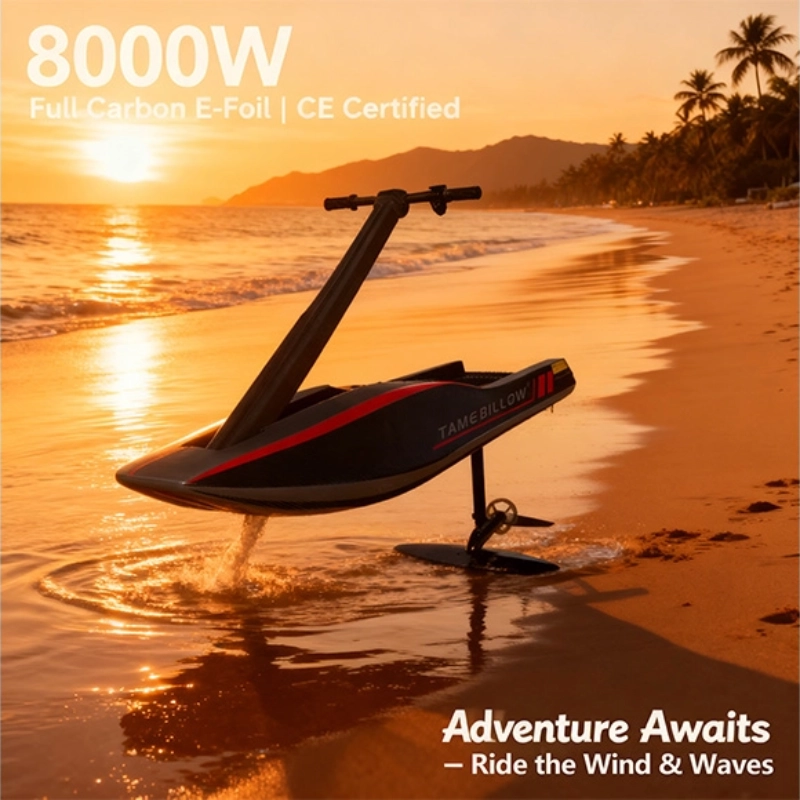 8KW Powerful E-Foil Carbon Fiber Board with Remote Control for Ocean Waters